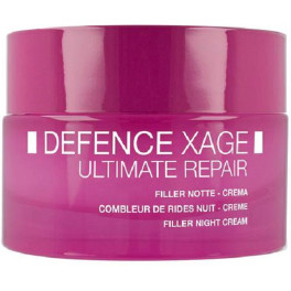 Bionike Defense Xage Ultimate Repair Crema De Relleno De Noche Antiedad 50 Ml De Crema