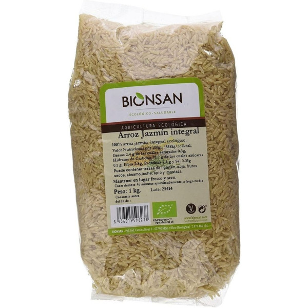 Bionsan Arroz Jazmín Integral Bio 1 Kg