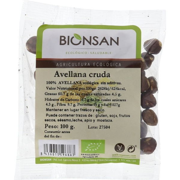 Bionsan Avellana Cruda Eco 100 G