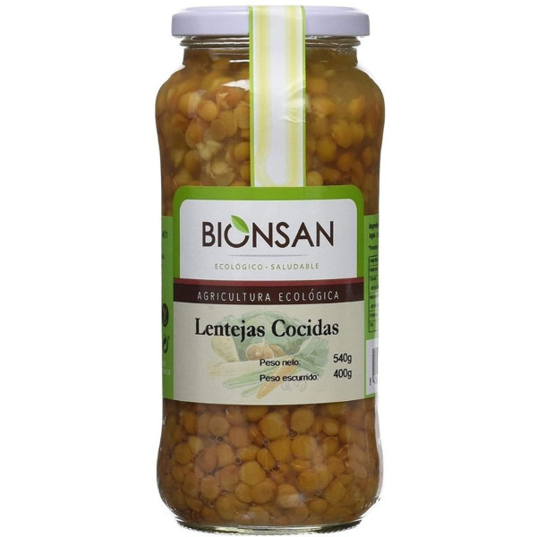 Bionsan Lentejas Cocidas 400 G