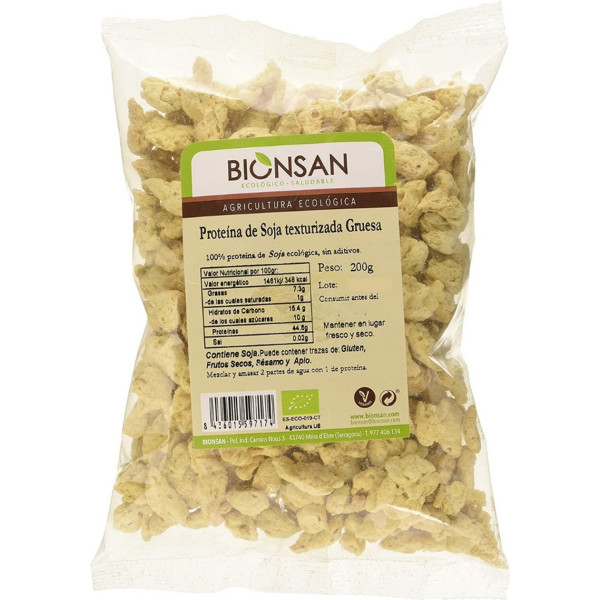 Bionsan Proteína De Soja Texturizada Gruesa Ecológica 200 G