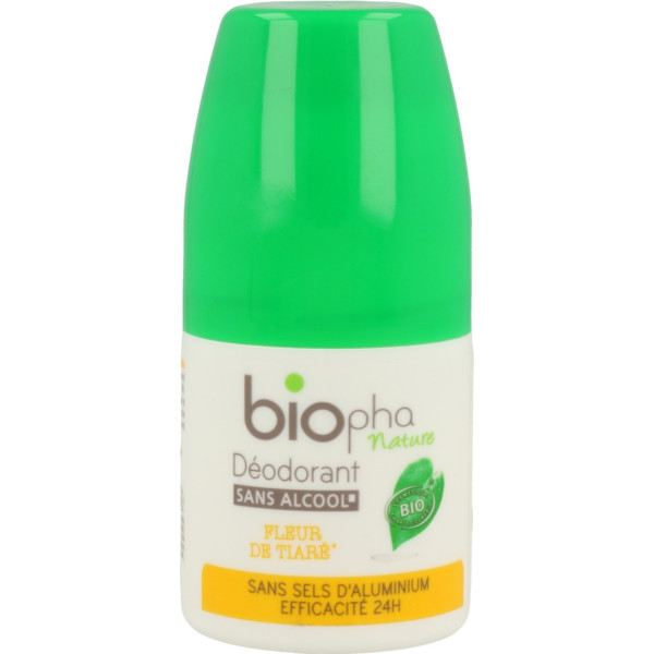 Biopha Desodorante De Alumbre Flor De Tiaré 50 Ml (jazmín)