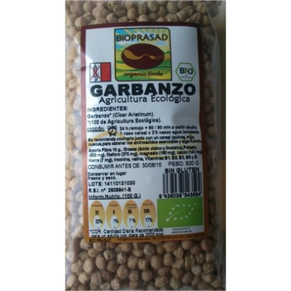 Bioprasad Garbanzo 500 G
