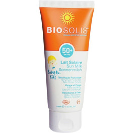 Biosolis Leche Solar Niños Spf50+ 100 Ml
