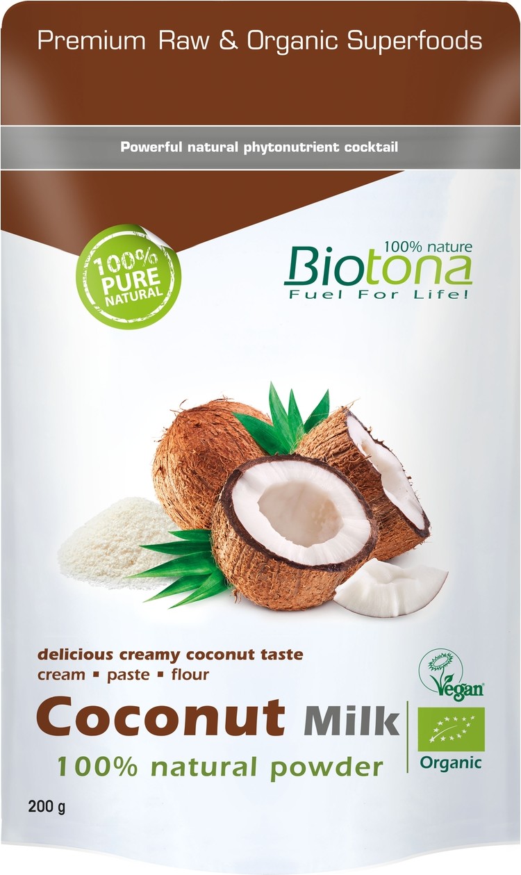 Biotona Leche De Coco En Polvo 200 G De Polvo-image