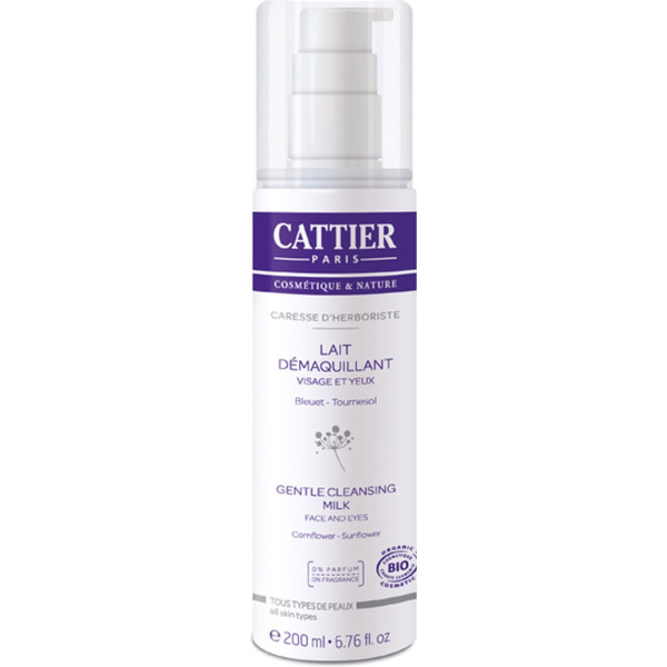 Cattier Leche Limpiadora Orgánica Rostro Y Ojos 200 Ml