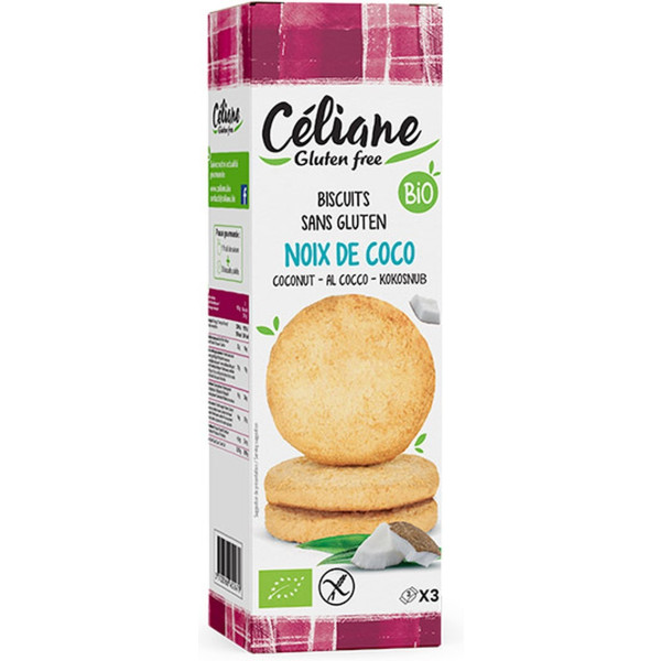 Celiane Gluten Free Galletas De Coco Bio 150 G