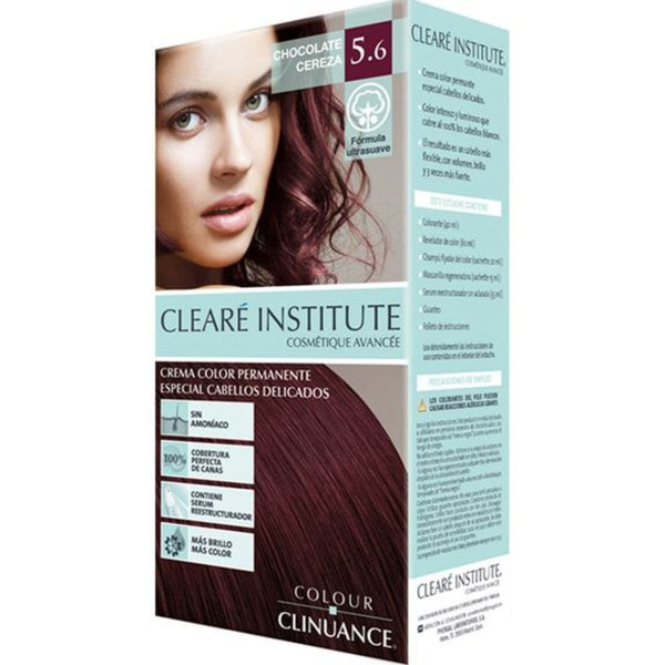 Cleare Institute Tint Color Clinuance 5.6 Chocolate Cherry Capelli delicati 1 unità
