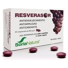 Soria Natuurlijke Resverasor 600 Mg 60 Comp