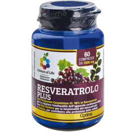 Colours Of Life Resveratrol Plus 60 Comp De 1000mg