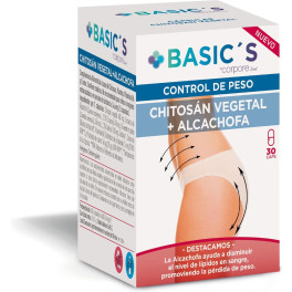 Corpore Basics Pflanzliches Chitosan 30 Kapseln mit 600 mg