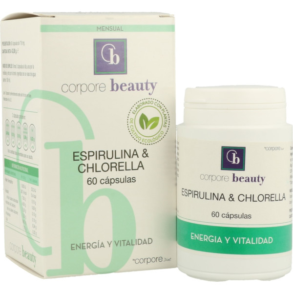 Corpore Beauty Spirulina e Clorella 60 Caps