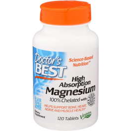 Doctors Best High Absorption Magnesium 100 Mg 120 Tablets