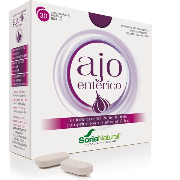 Soria Natural Enteric Ail 30 Comp