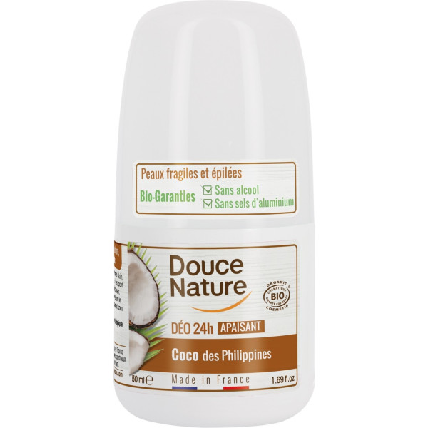 Douce Nature Desodorante Roll-on Coco Pieles Sensibles 50 Ml