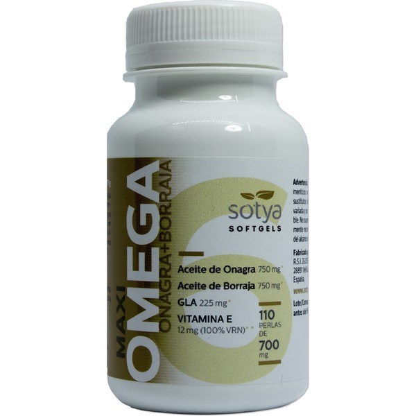 Sotya Maxi Omega 6 (Nachtkerze und Borretsch) 700 mg 110 Perlen