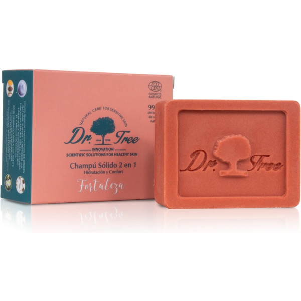 Dr. Tree Shampoing Solide 2 En 1. Shampoing Solide + Après-Shampoing Force 75 G