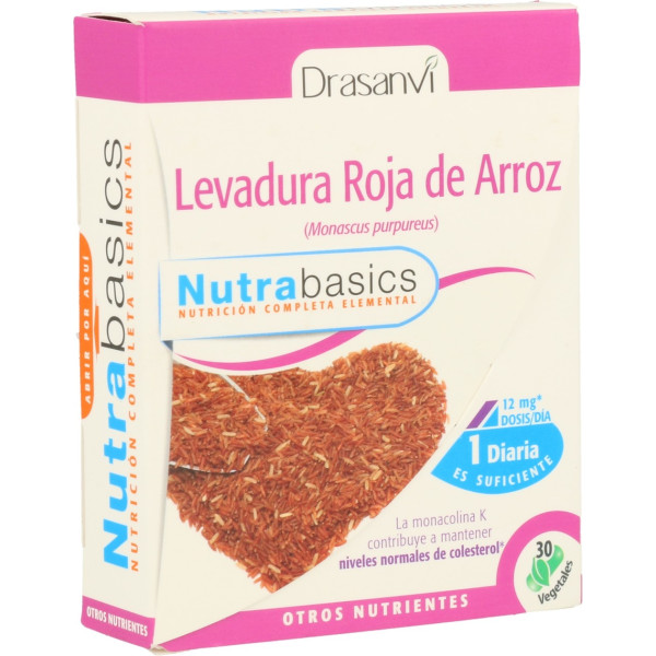 Drasanvi Levadura Roja De Arroz 30 Caps Nutrabasicos