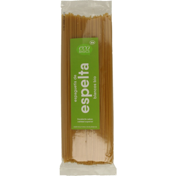 Ecobasics Espaguetis Espelta Blanca Bio 500 G