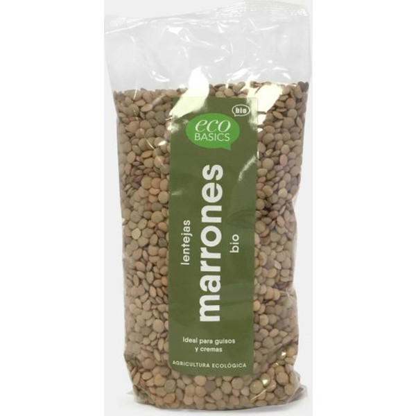 Ecobasics Lentejas Marrones Bio 500 G