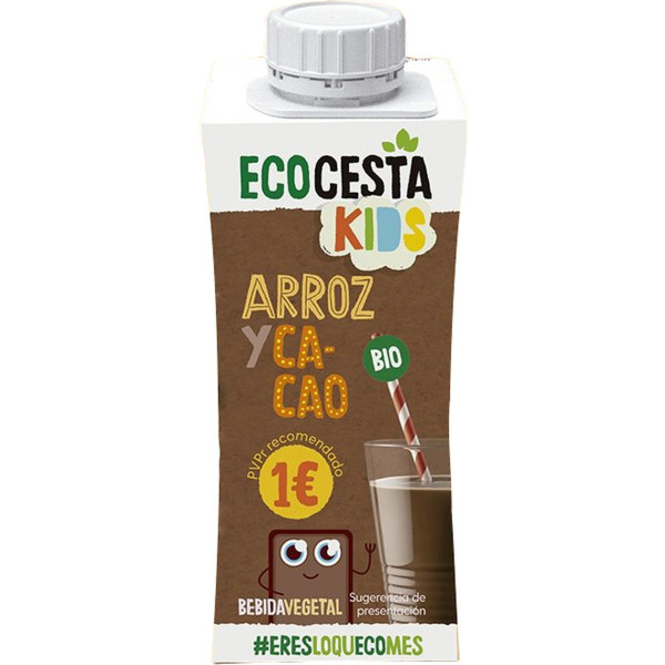 Ecocesta Bebida Vegetal Mini De Arroz Con Cacao Bio 250 Ml (cacao)