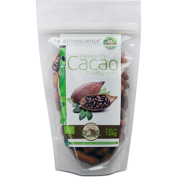 Ecoidees Granos De Cacao Enteros Orgánicos 125 G