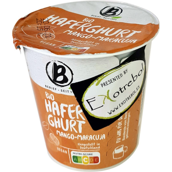 Ekotrebol Yogur Bio De Avena Mango-maracuya Berief 150 G