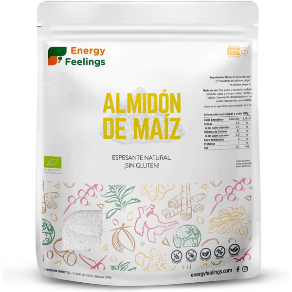 Energy Feelings Almidón De Maiz Eco Xxl Pack 1 Kg