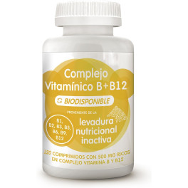 Energy Feelings Complejo Vitamínico B+b12 Levadura Nutricional Inactiva 120 Comp