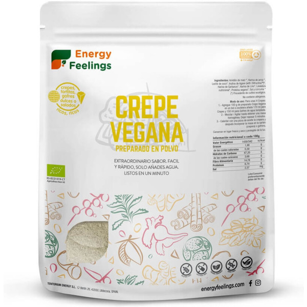 Energy Feelings Crepe Vegana Eco Xxl Pack 1 Kg