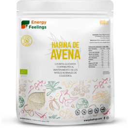 Energy Feelings Harina De Avena Premium Sin Gluten Eco 1 Kg