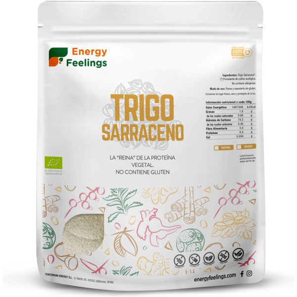 Energy Feelings Harina De Trigo Sarraceno Eco 1 Kg