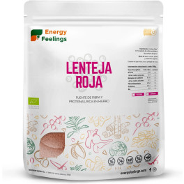 Energy Feelings Lentejas Rojas Eco Peladas Xxl Pack 1 Kg