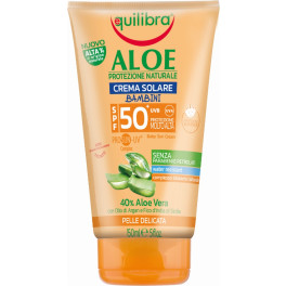 Equilibra Crema Solar Aloe Niños Spf 50 + 150 Ml De Crema