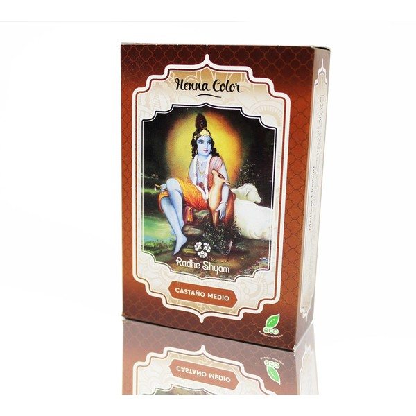 Radhe Henna Castaño Medio Polvo Radhe 100 Gr