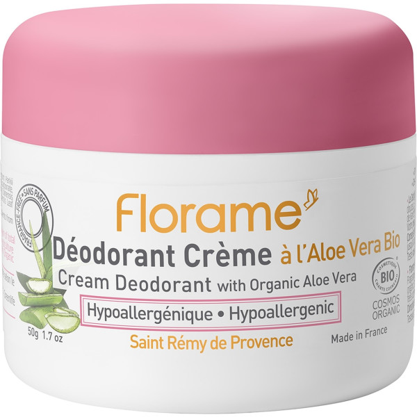 Florame Desodorante En Crema De Aloe Vera 50 G De Crema