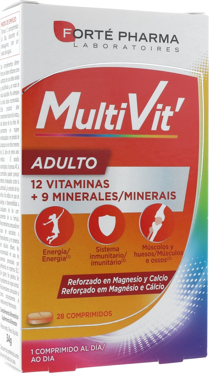 Forté Pharma Multivit Energy Adulto 28 Comprimidos-image