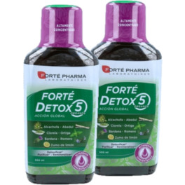 Forté Pharma Forté Detox 5 órganos 2x1 500 Ml