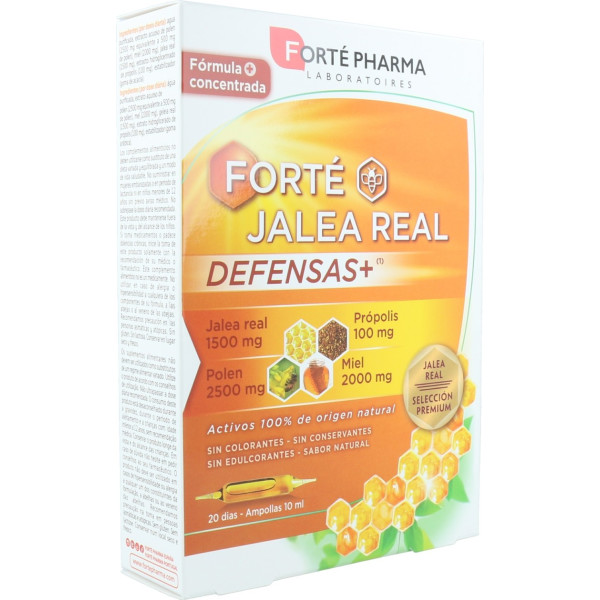 Forté Pharma Forté Royal Jelly Defenses+ 20 Ampullen