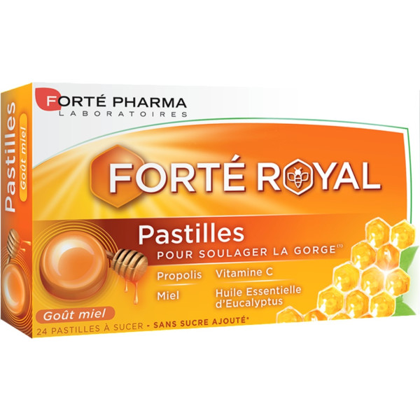 Forté Pharma Forté Royal Pastillas De Miel Para La Garganta 24 Comp
