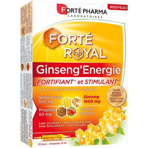 Forté Pharma Ginseng'energie 20 Ampollas