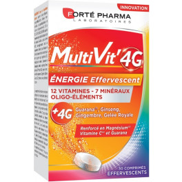 Forté Pharma Multivit 4g Energía Efervescente 30 Tabletas Efervescentes