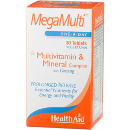 Health Aid Megamulti Avec Ginseng 30 Comp