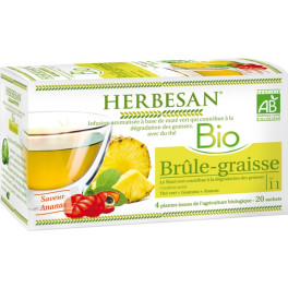 Herbesan Infusión Quemagrasa Bio 20 Bolsitas Infusoras (piña)