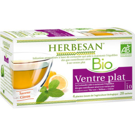 Herbesan Infusión Vientre Plano Bio 20 Bolsitas Infusoras De 1.5g