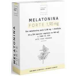 Herbora Melatonina Forte Con Rhodiola Normo Nerv 30 Caps Vegetales De 500mg