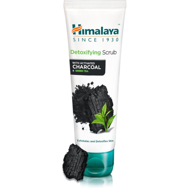 Himalaya Herbals Healthcare Charcoal Detoxifying Facial Scrub 75ml Cream