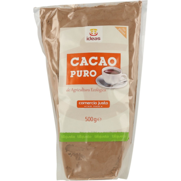 Ideas Cacao En Polvo Puro Bio 500 G