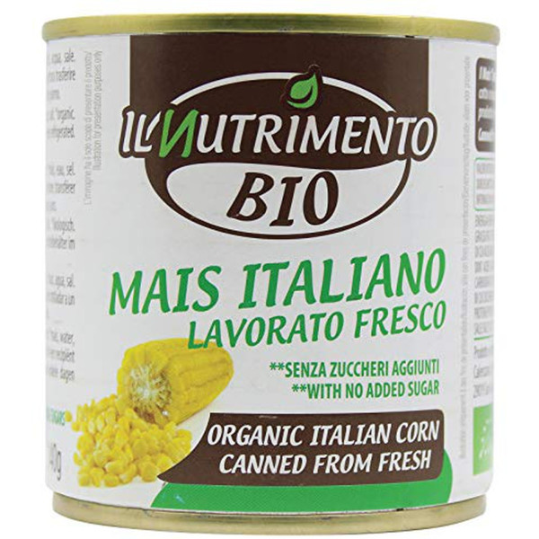 Il Nutrimento Maíz Italiano Fresco Al Natural 3 Unidades De 160g