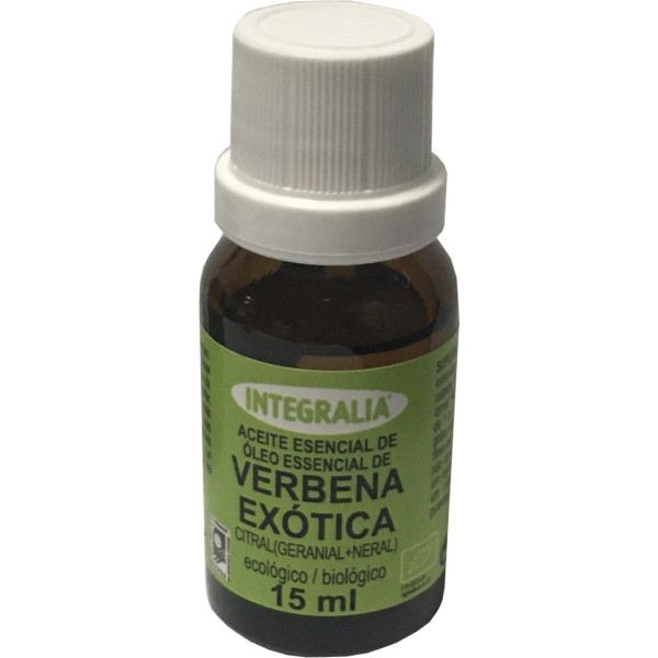 Integralia Aceite Esencial De Verbena Exótica Bio 15 Ml De Aceite Esencial (litsea Cubeba)